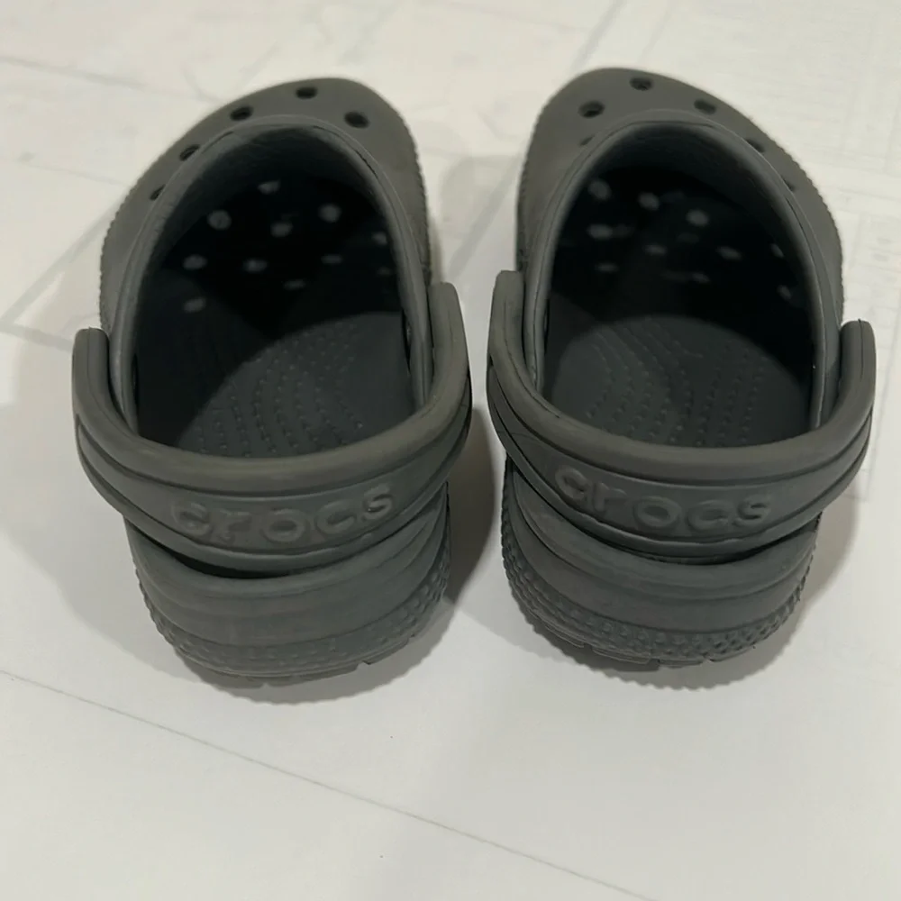 CROCS Black Water Shoes with Ventilation and Adjustable Strap